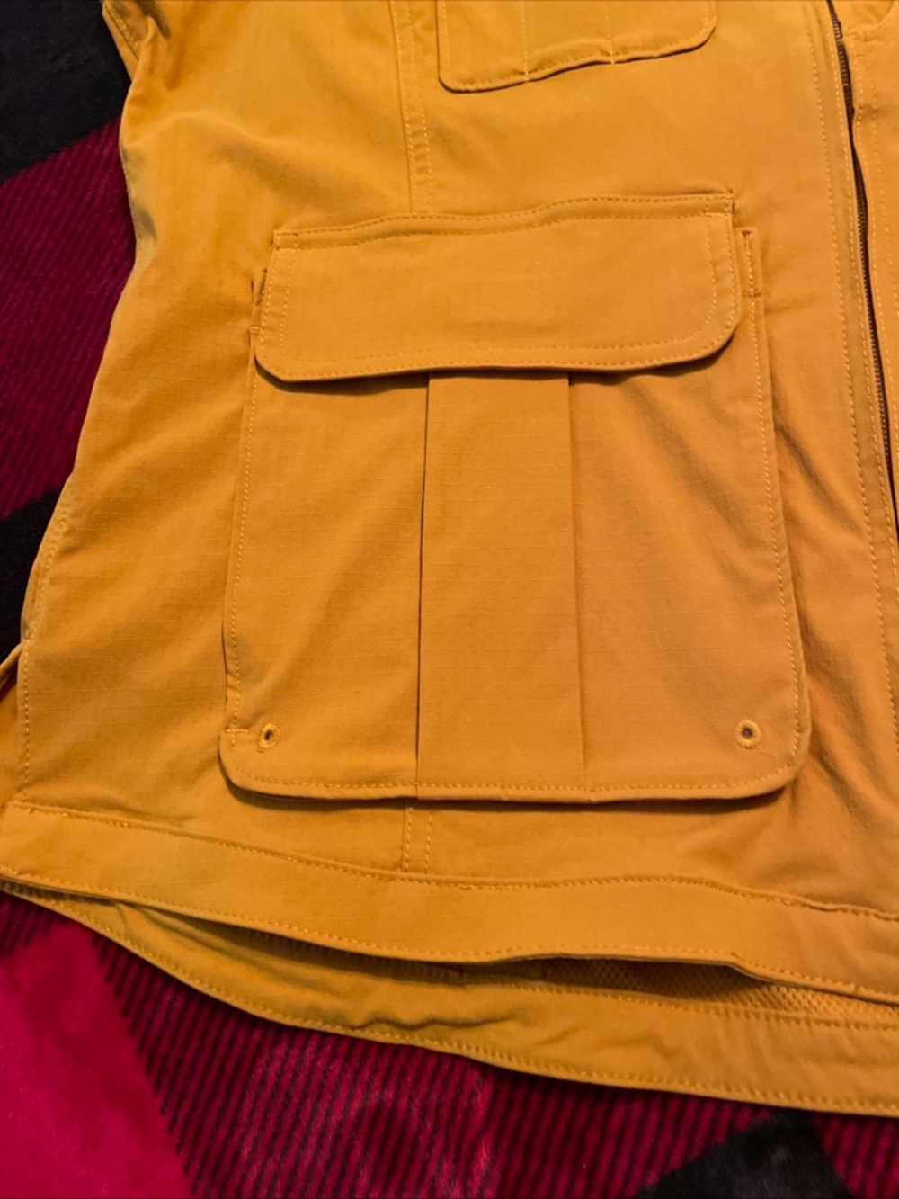 Duluth Trading Co Golden Yellow Work Vest - Picture 4 of 16